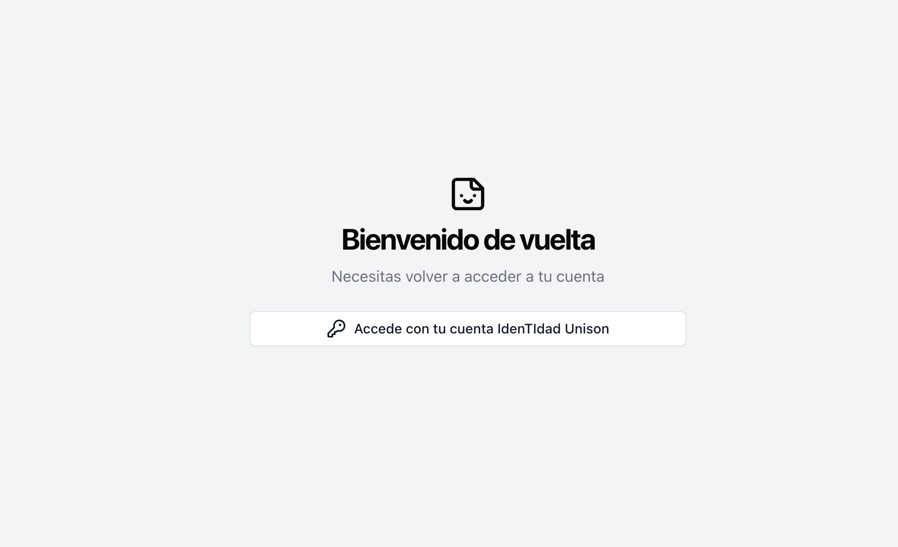 Página de autenticación